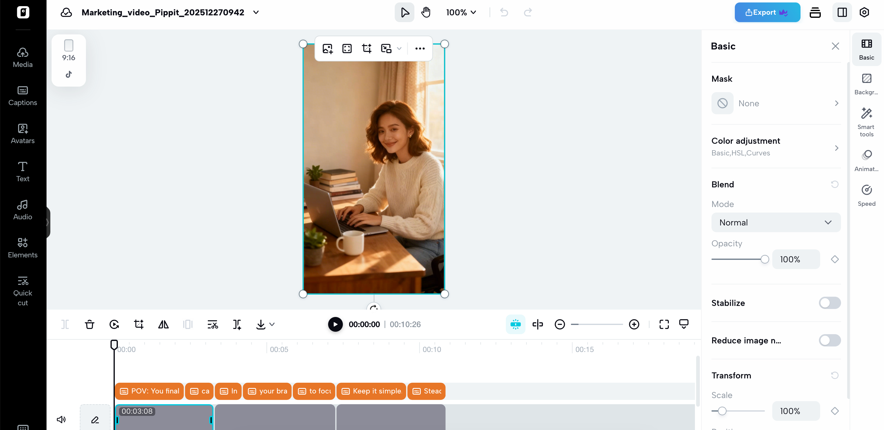 Enhance your video content
