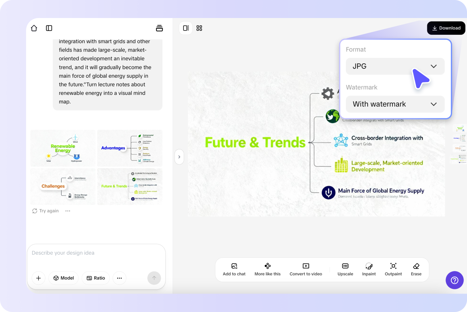 download final result pippit