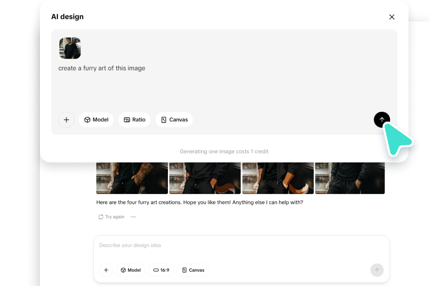 describe ideas and generate