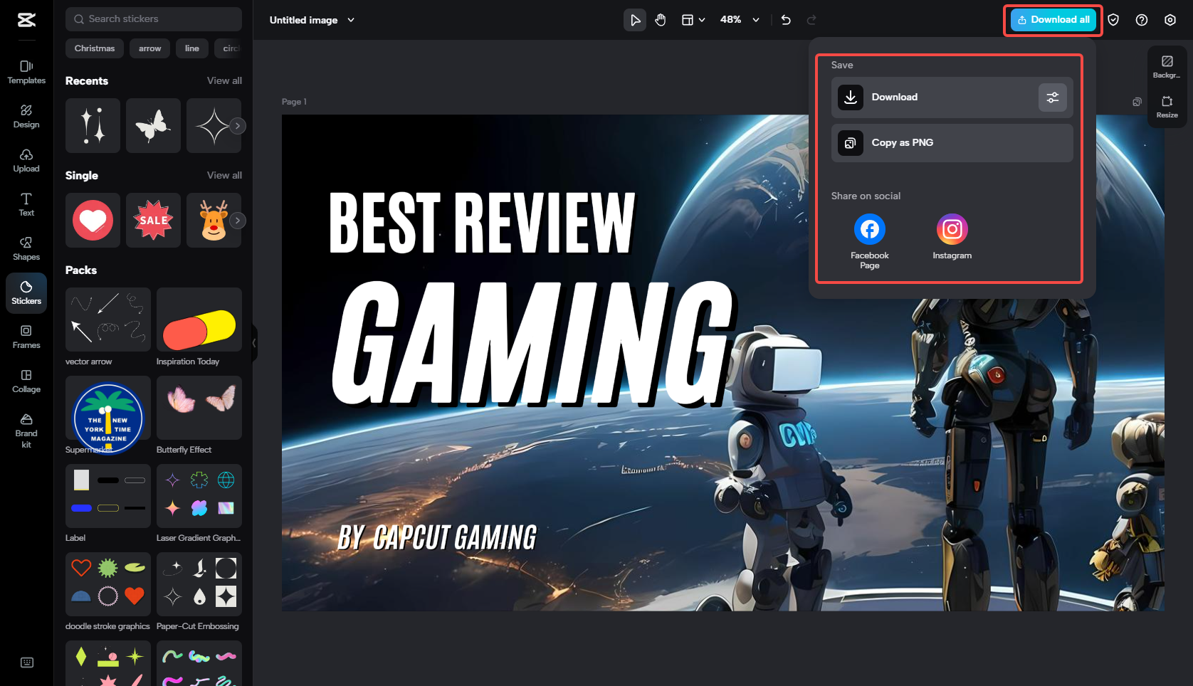 Download the YouTube gaming banner