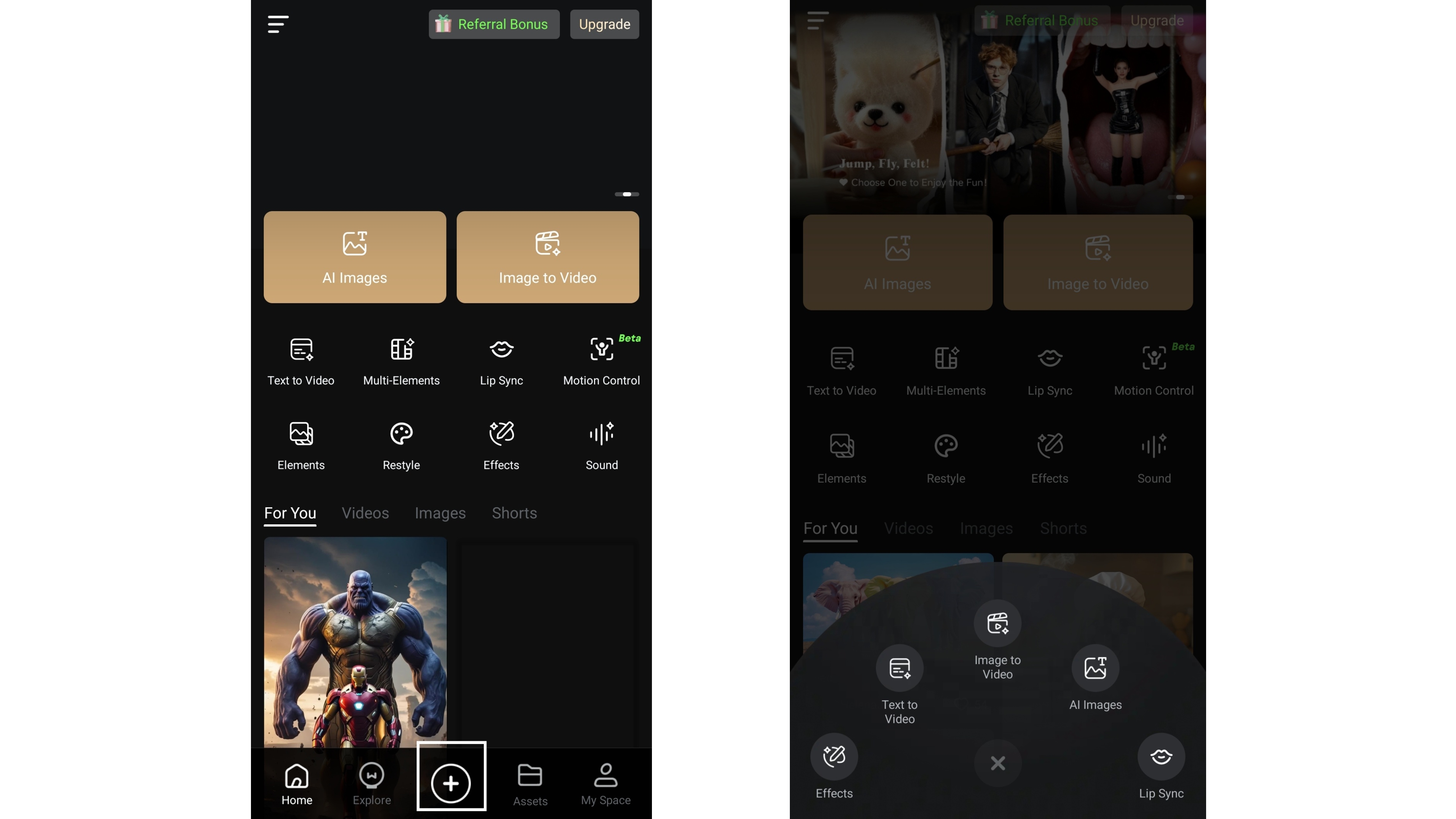 Kling AI text to video - Open the App