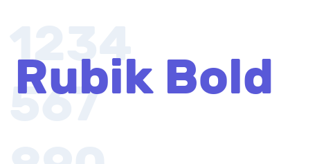 Rubik Bold