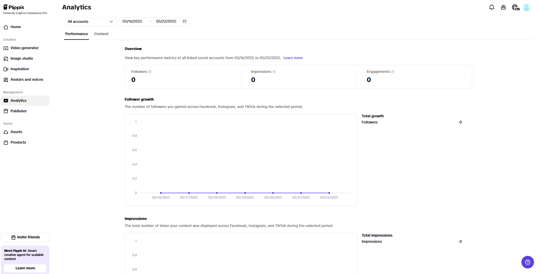 Built-in analytics