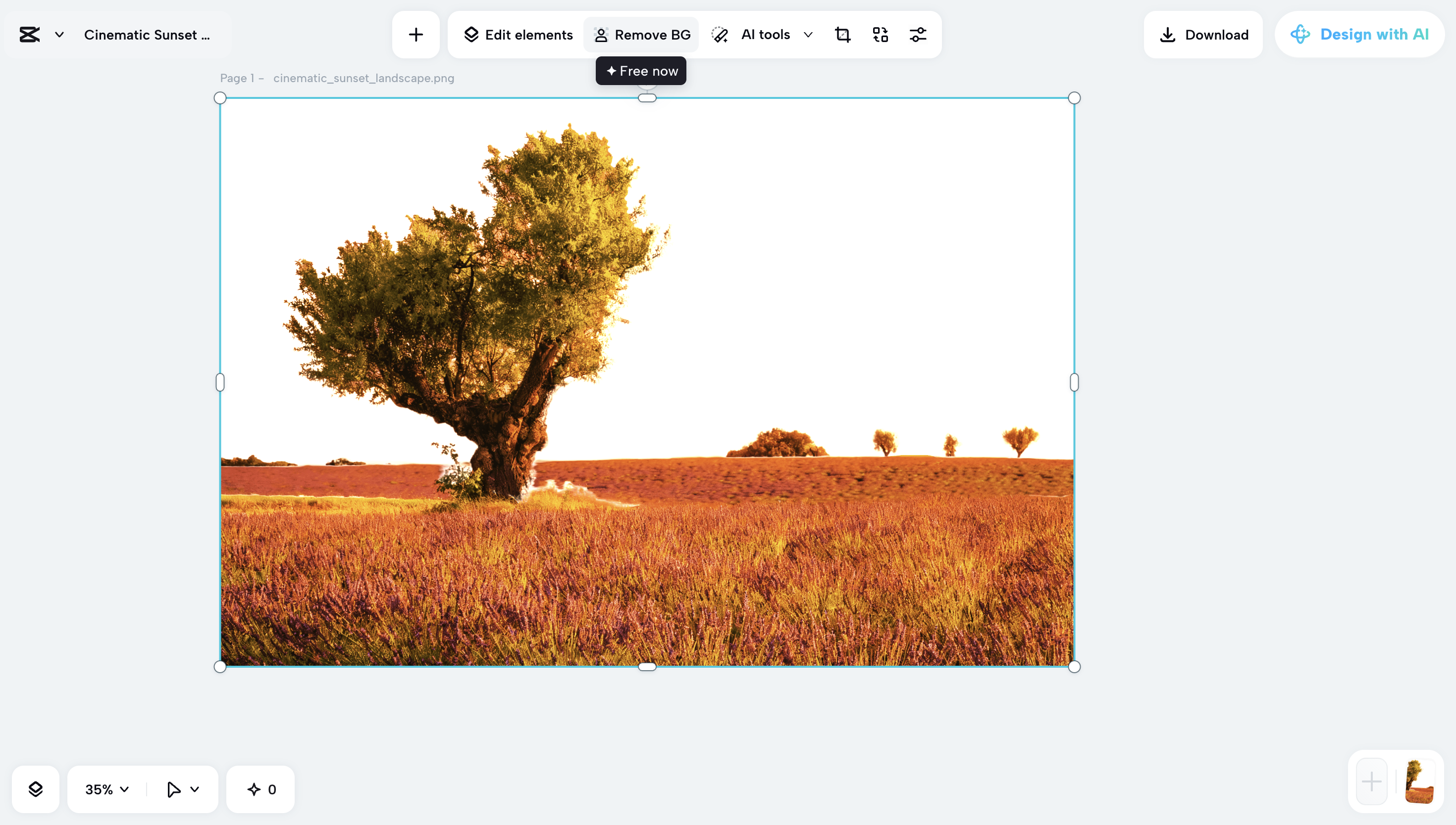 AI background remover