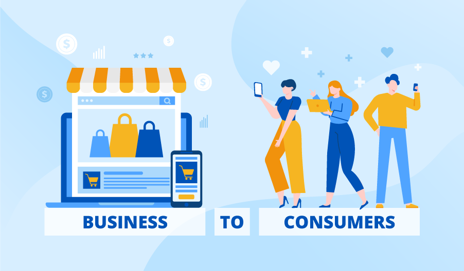 Example of Business-to-consumer (B2C) e commerce