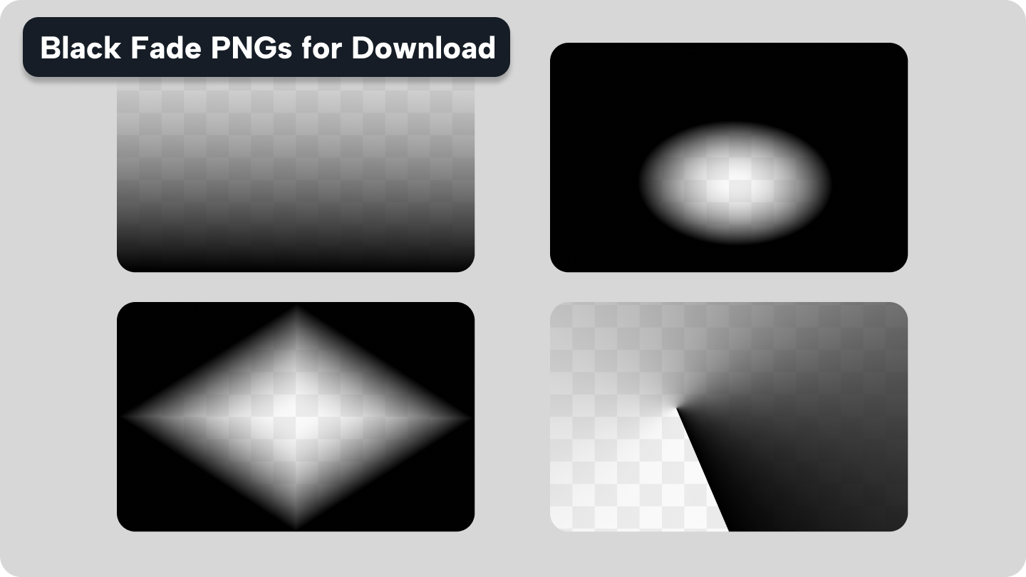 Black fade png