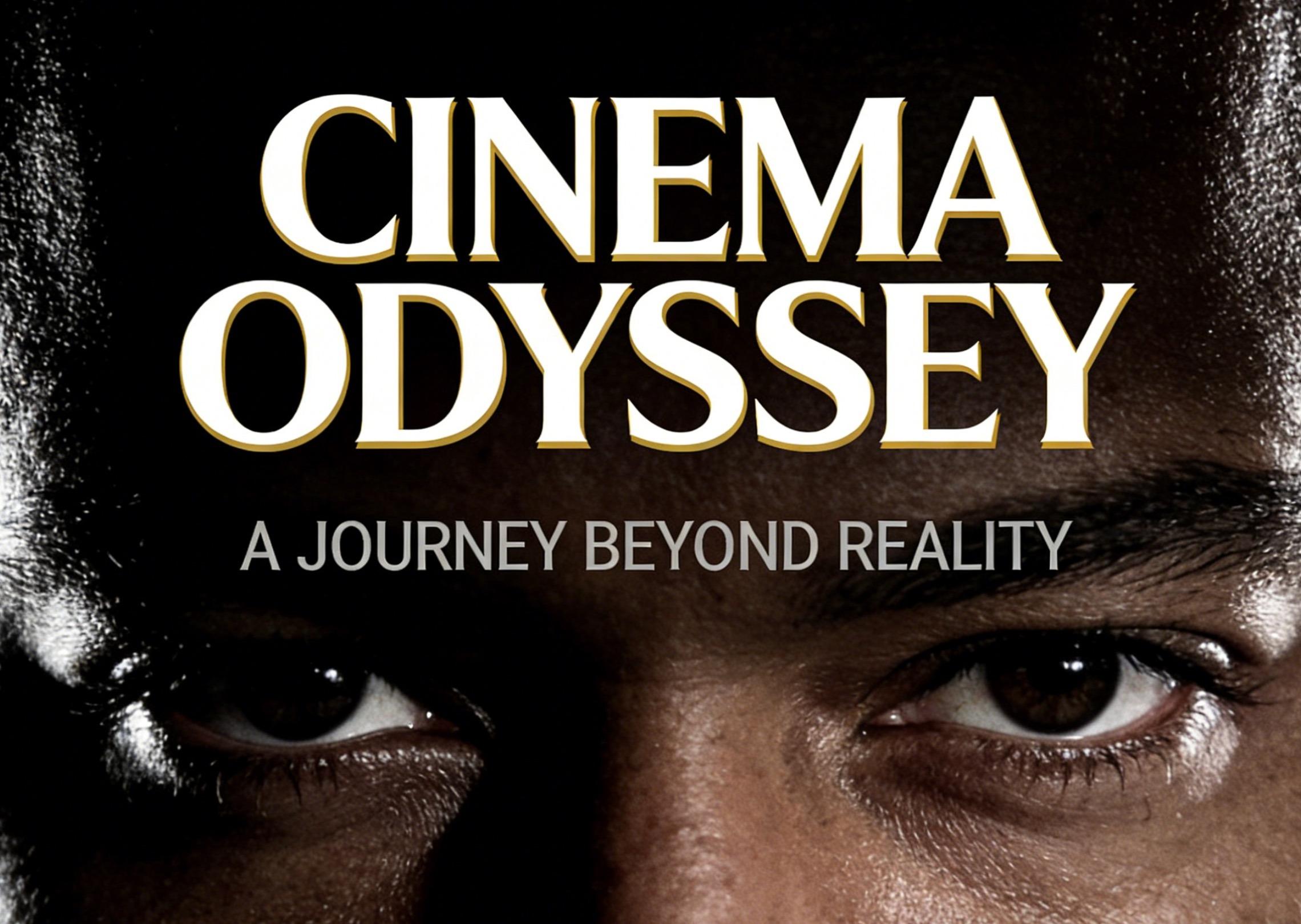 Create a cinematic movie poster with a dramatic scene