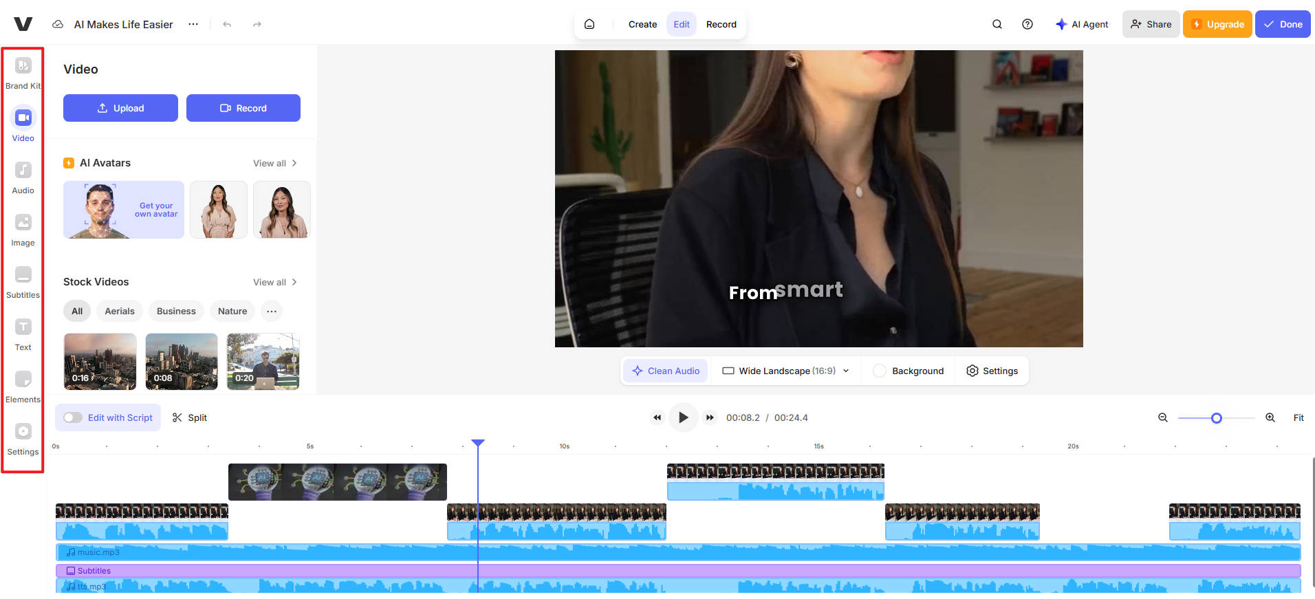 script to video ai animation