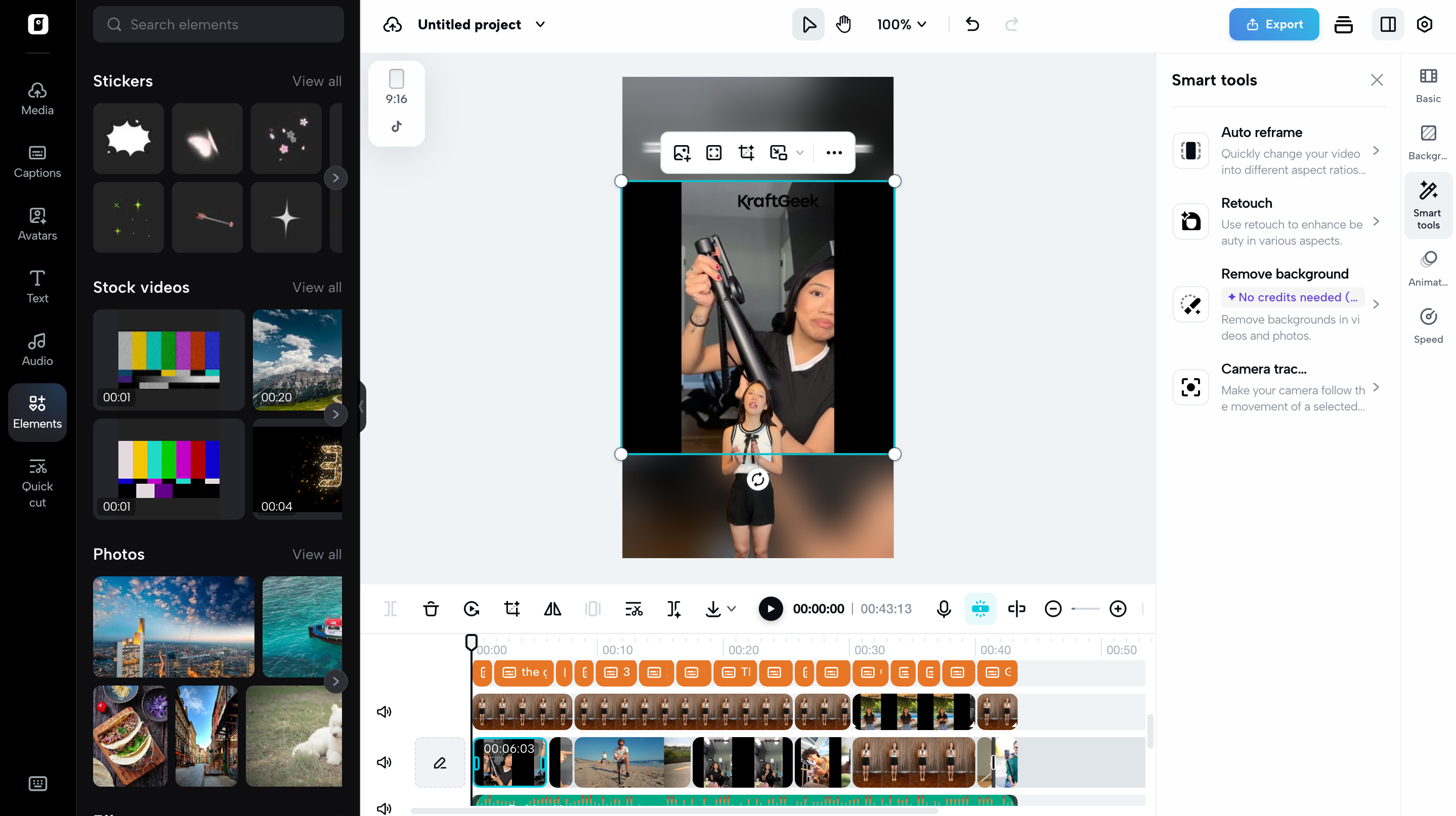 Click Edit more to fine tune the video