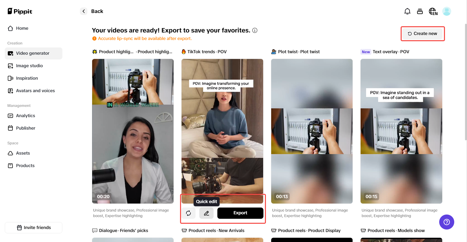 Customize your video