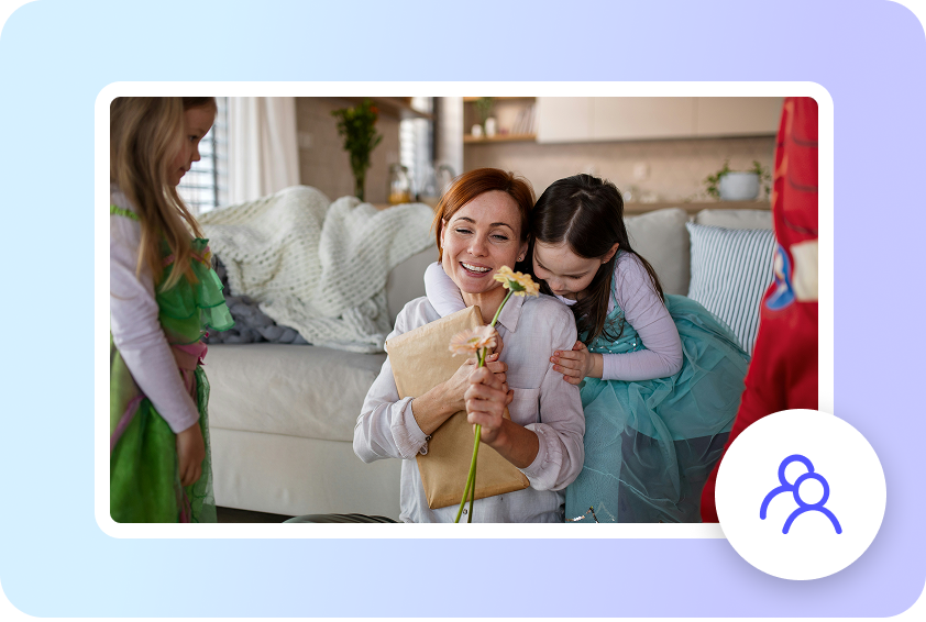 Short clips capturing engaging stories on Mother's Day