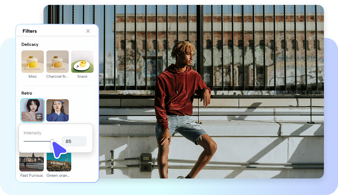 Vast library of filters