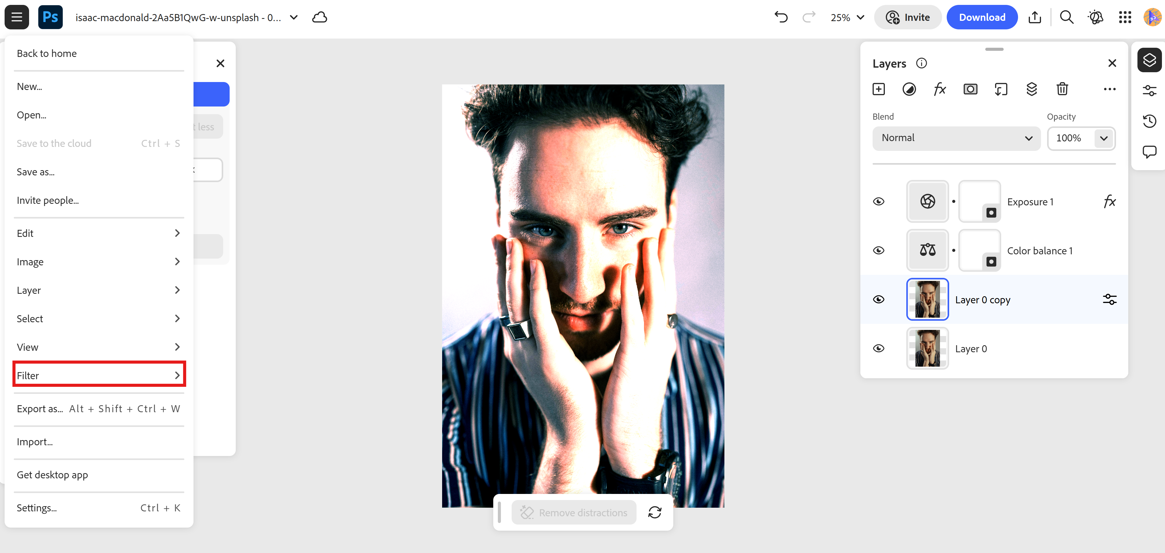 Photoshopを使って写真を絵画に変換する