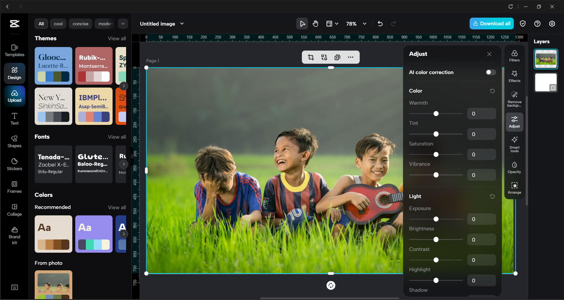 Interface of the CapCut desktop video editor - an easier way to edit images