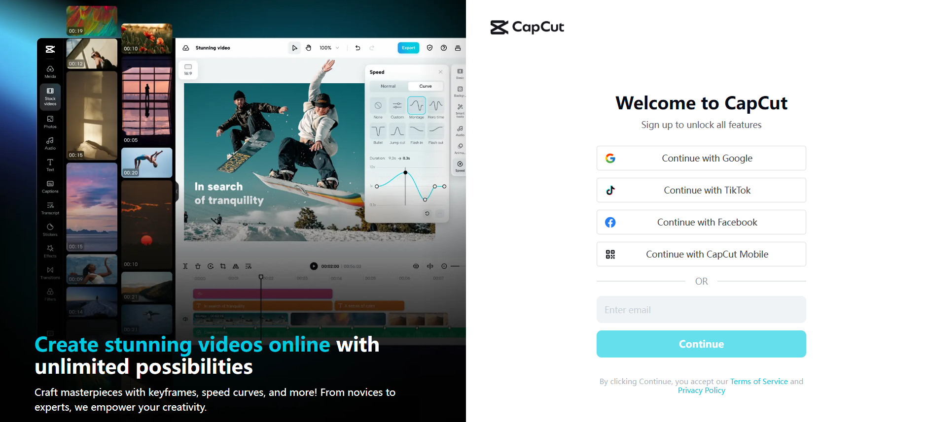 Launch CapCut