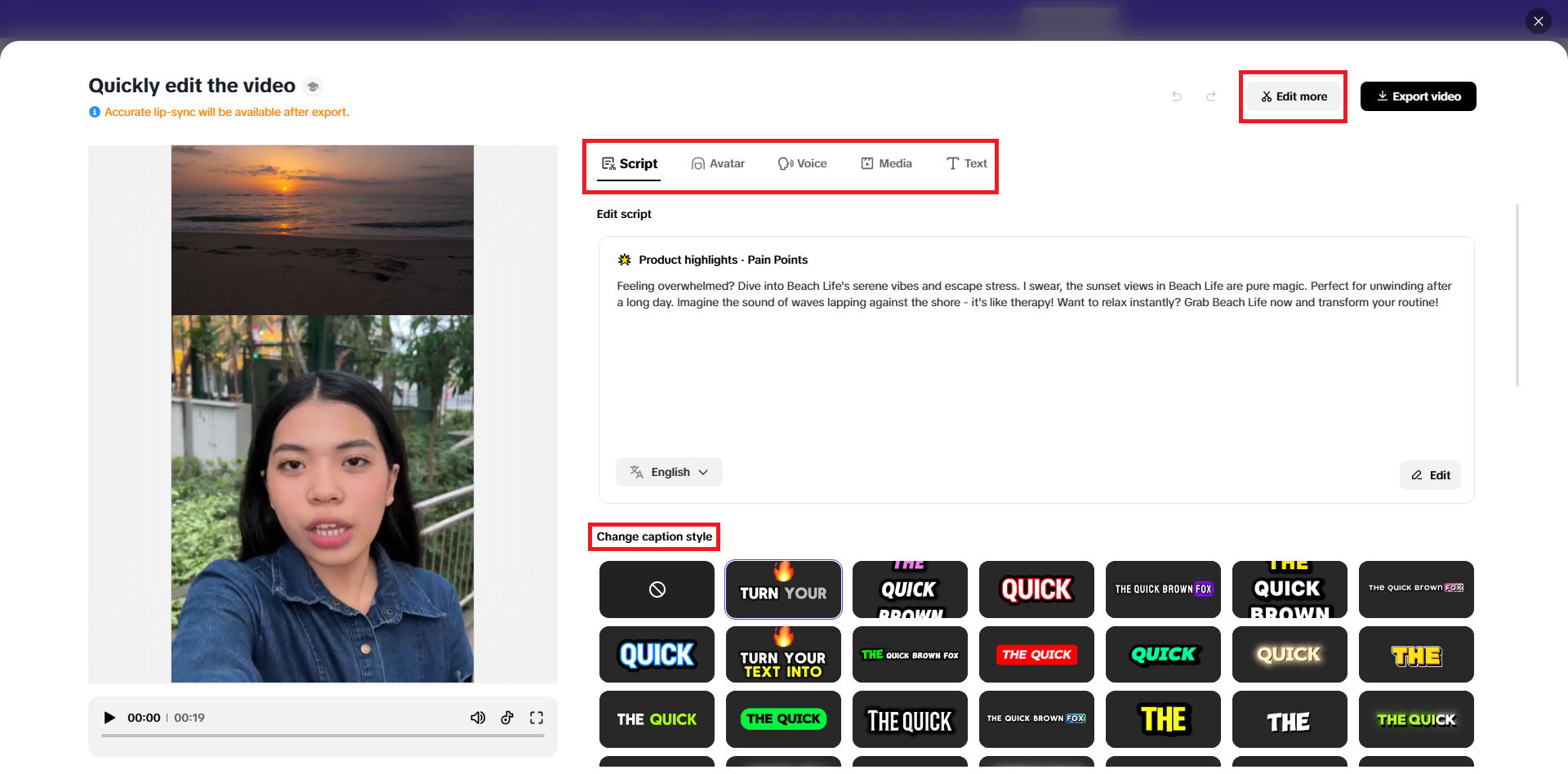 AI scriptwriting and synchronization