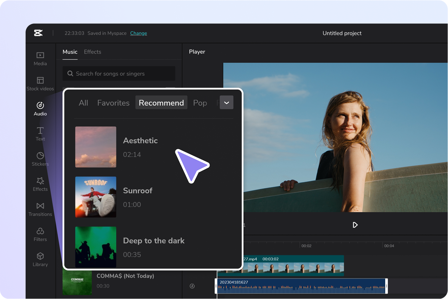 Add audio to video