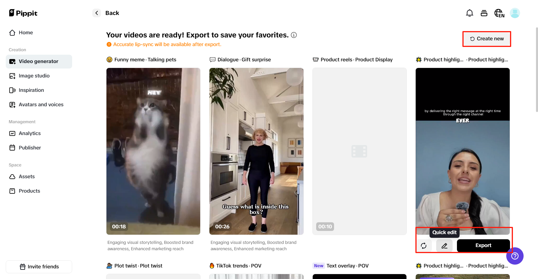 Enhance your video with AI tools