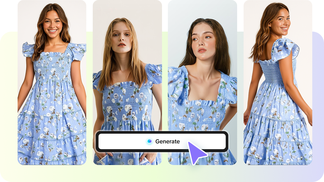  Get multiple results from one prompt in CapCut's clothes swapper AI tool