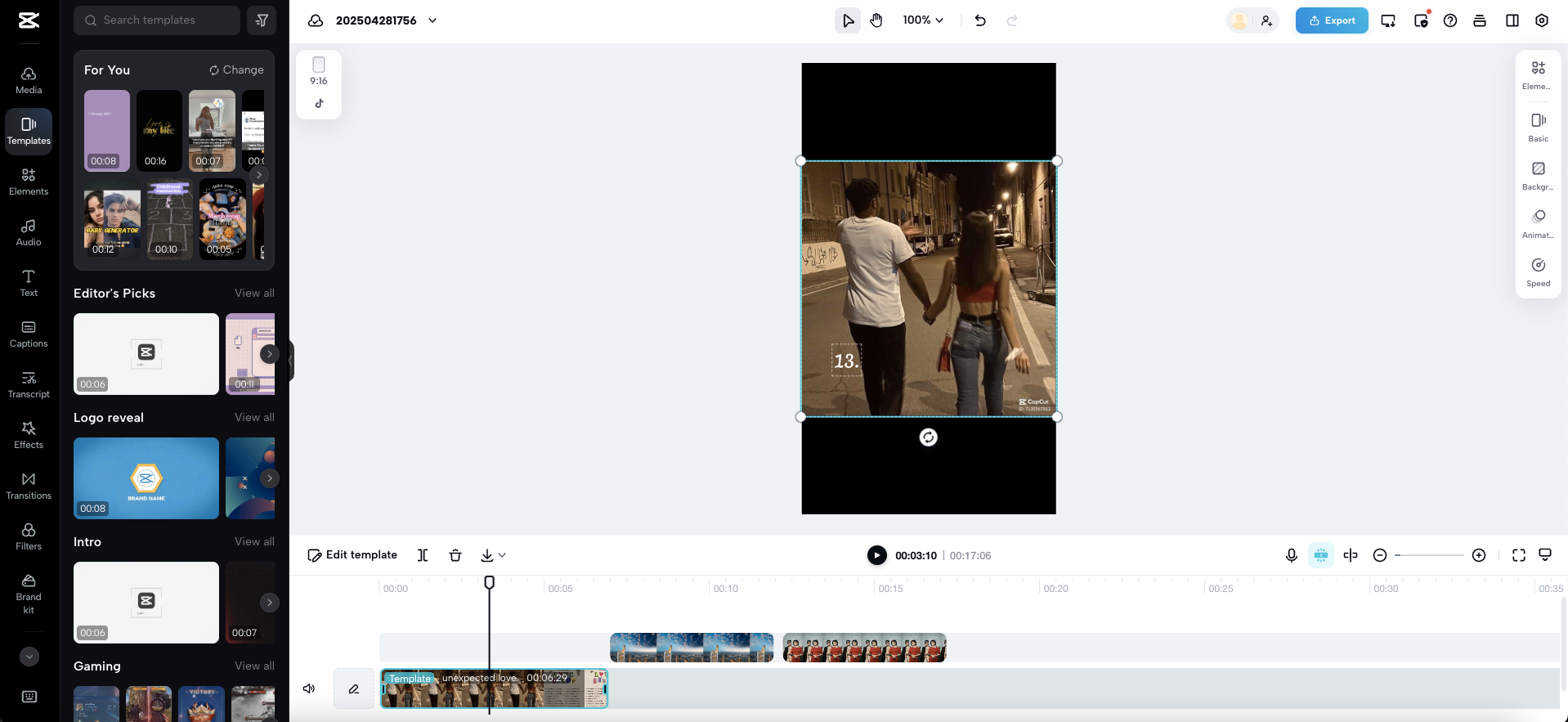 how to edit clips in tik tok