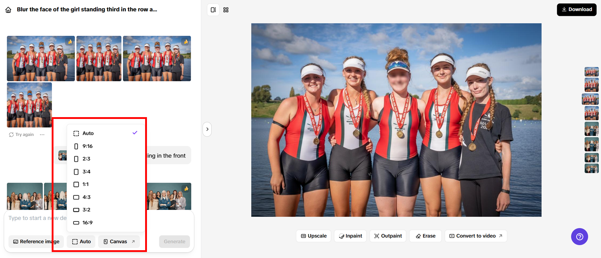 Explore multiple aspect ratio