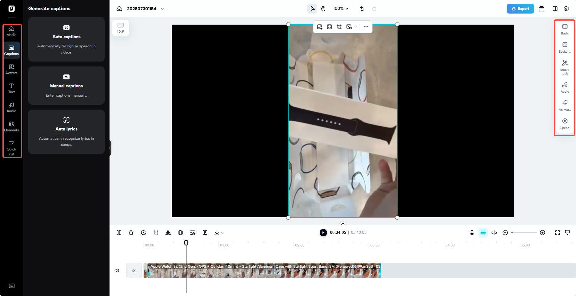 Customize your video