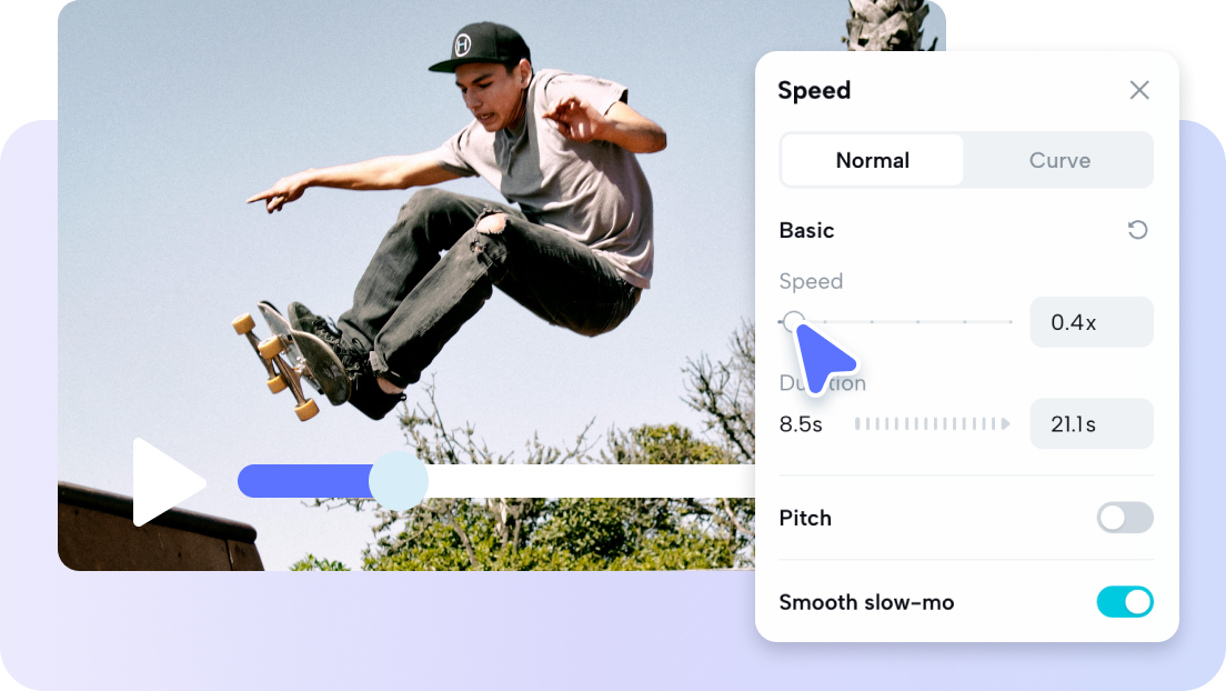 Video speed changer