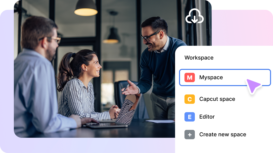CapCut creates a personalized workspace for you