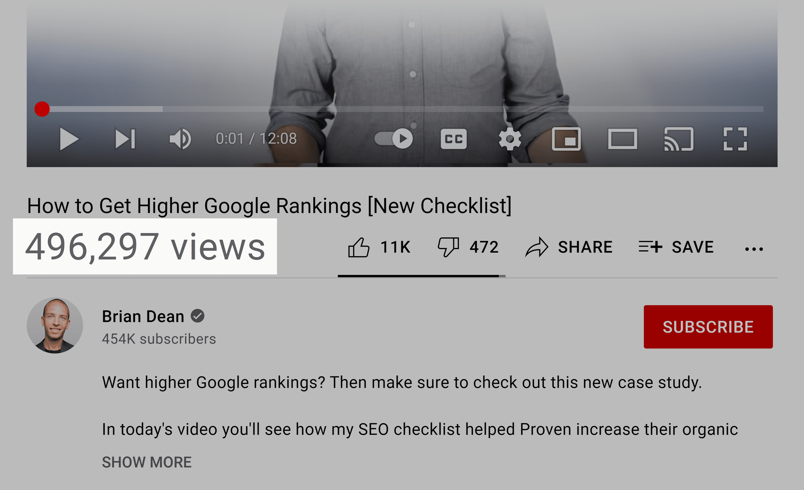 Videoaufrufe - ein wichtiger YouTube-KPI für Wachstum