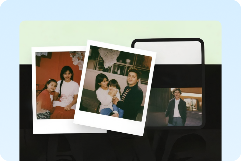 Restauração de fotos com IA