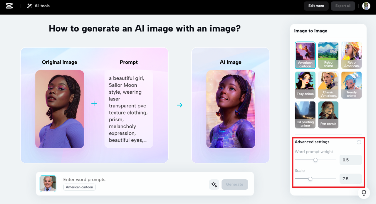 AI Image for Wind Energy