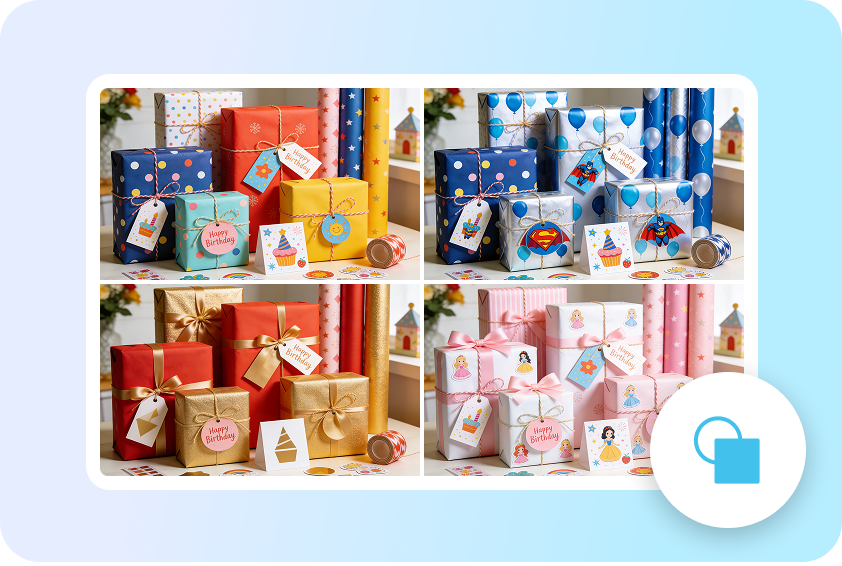 Adaptable seasonal packaging designs