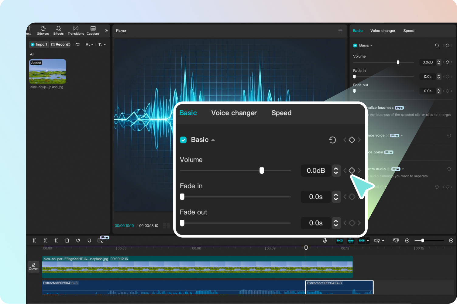 Trim MP3 files