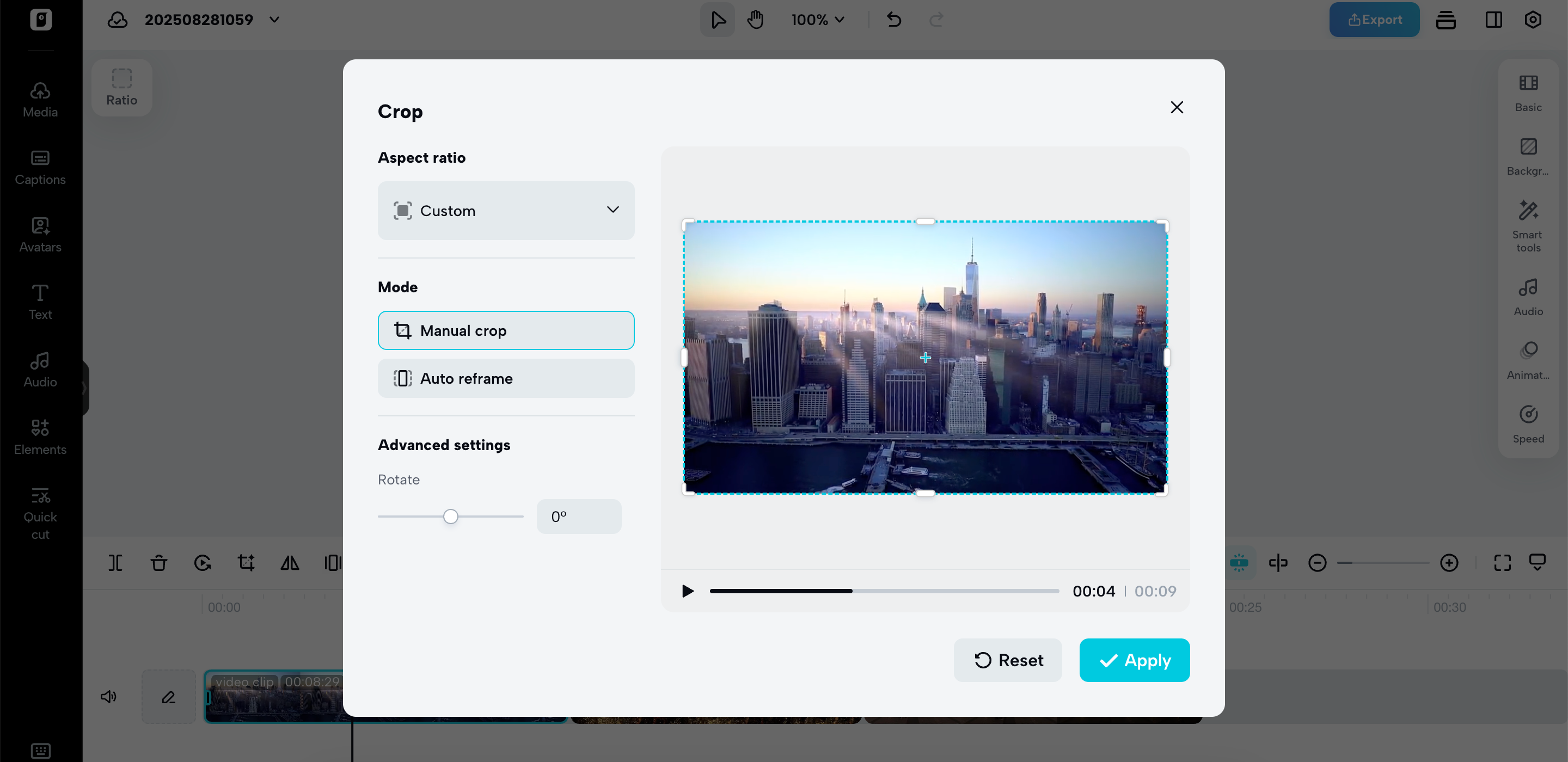 Relación de aspecto automatizada