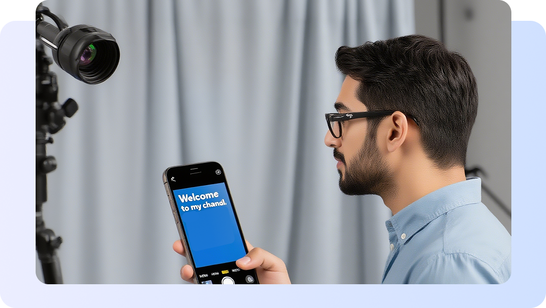 Teleprompter for smooth delivery