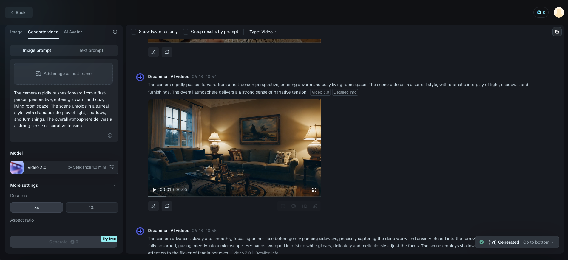 Text to video generator
