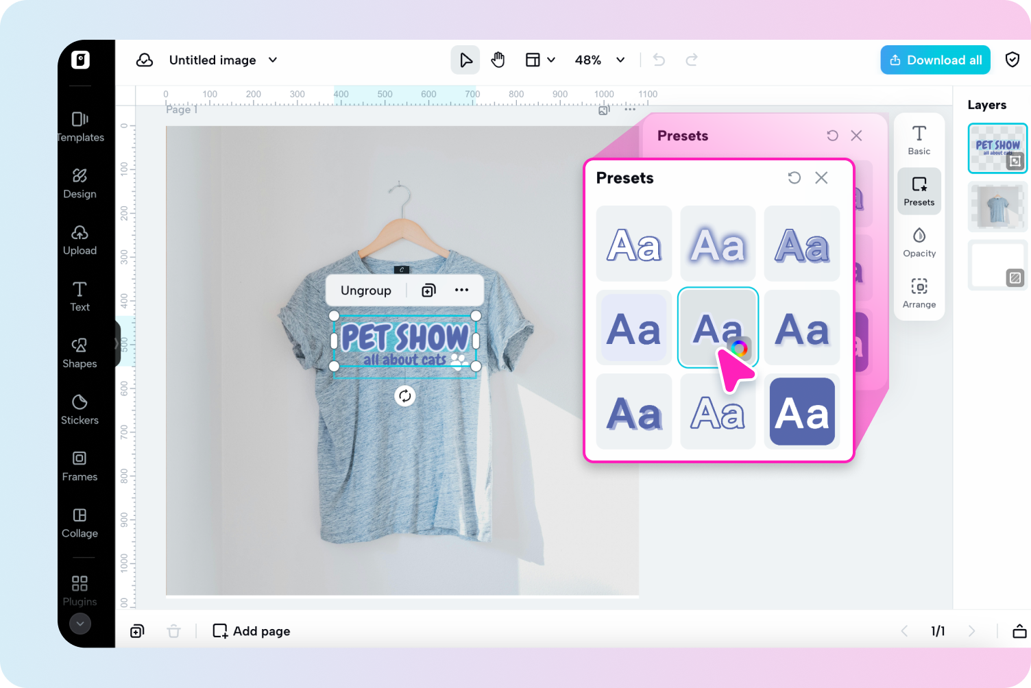 Design your text 