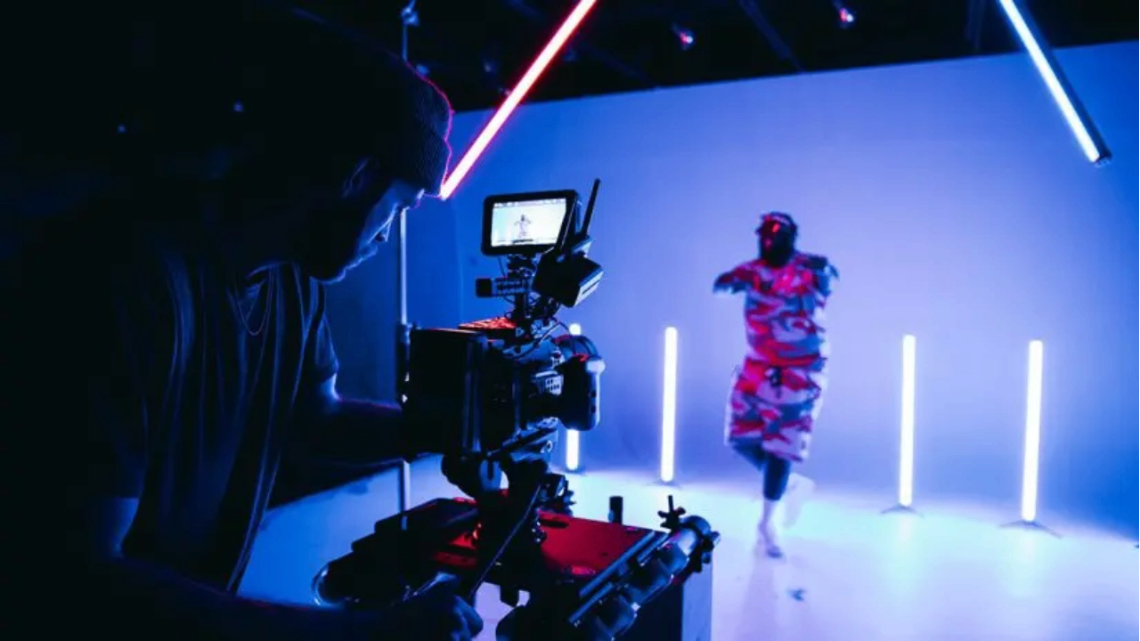 Music video shooting
