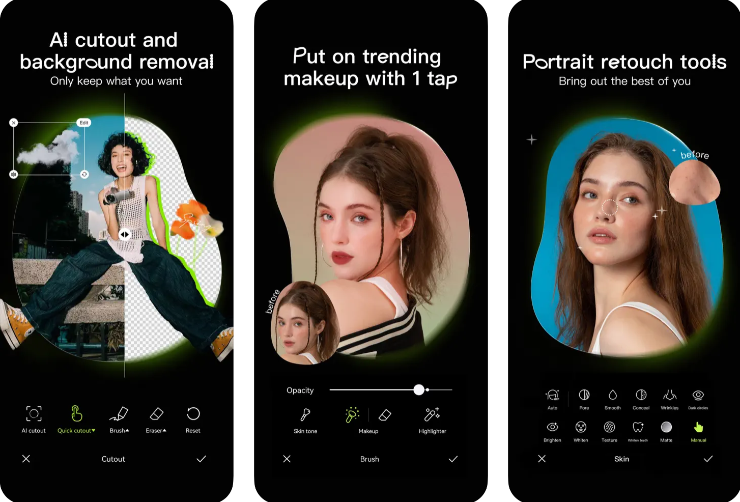 Interface of the Hypic photo editor