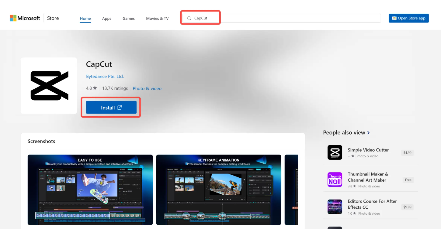 CapCut for Windows download