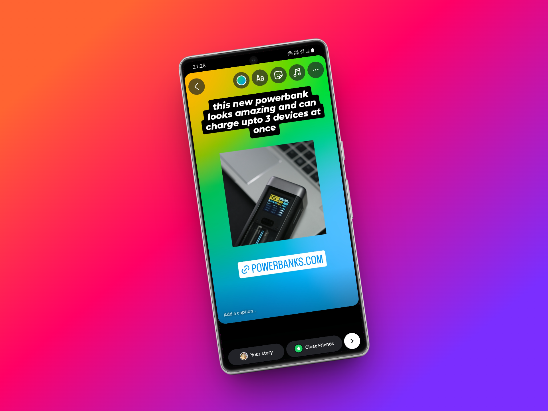 Presentando nuevos productos