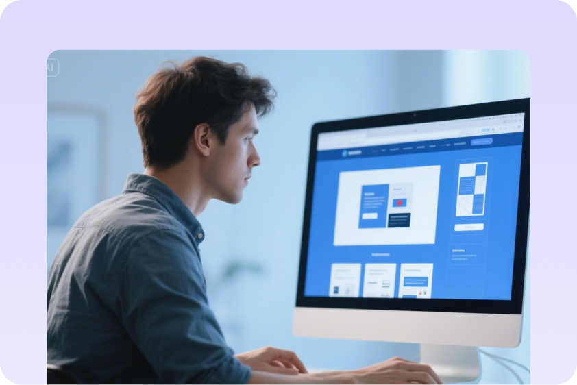 Gerador de fundo para web com IA