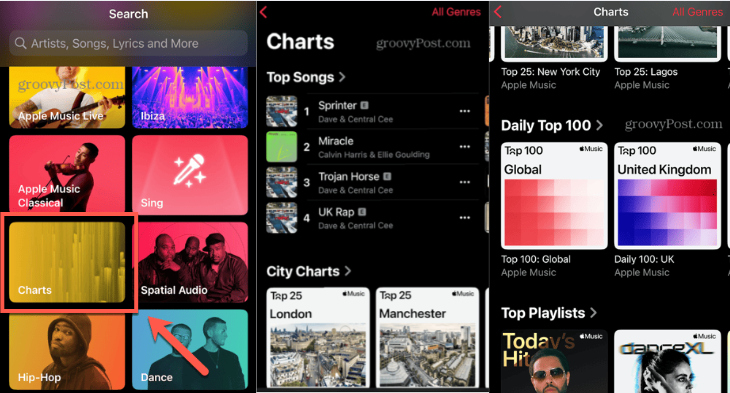 Isang mabilis at madaling paraan upang ma-access ang Apple Music Chart sa telepono