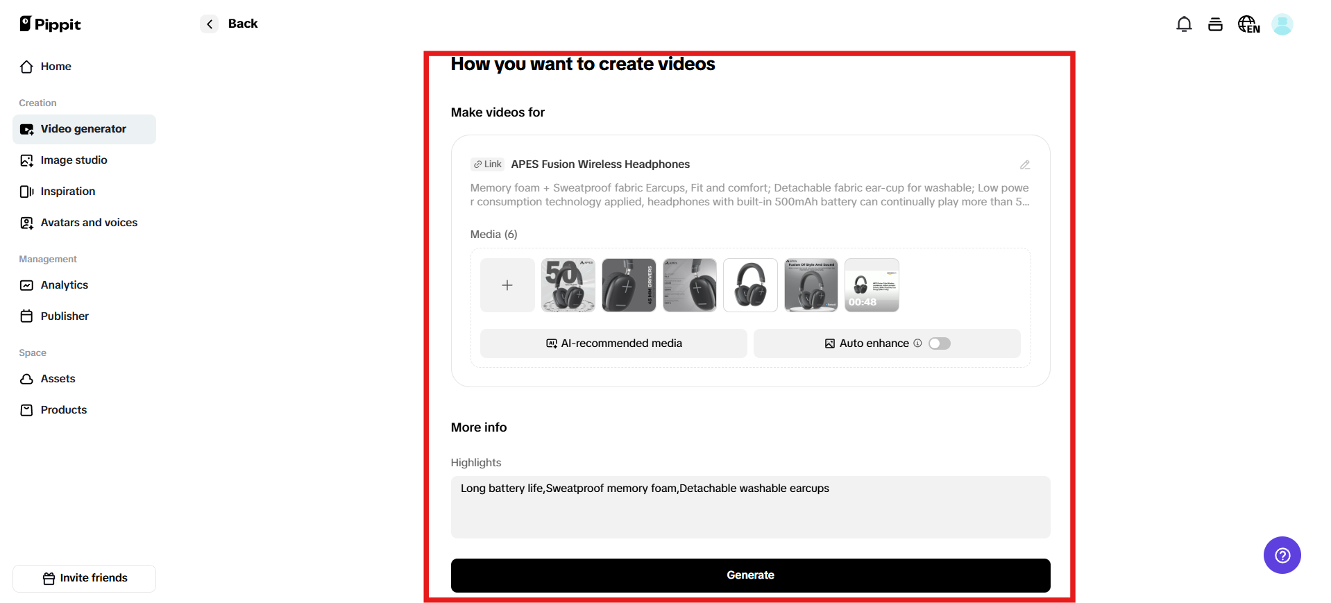 How you want to create videos