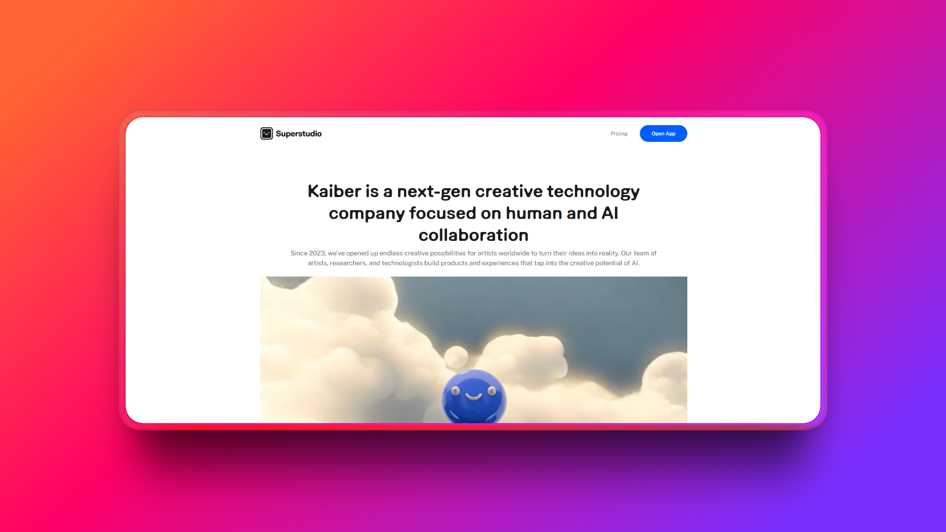 Site oficial do Kaiber AI