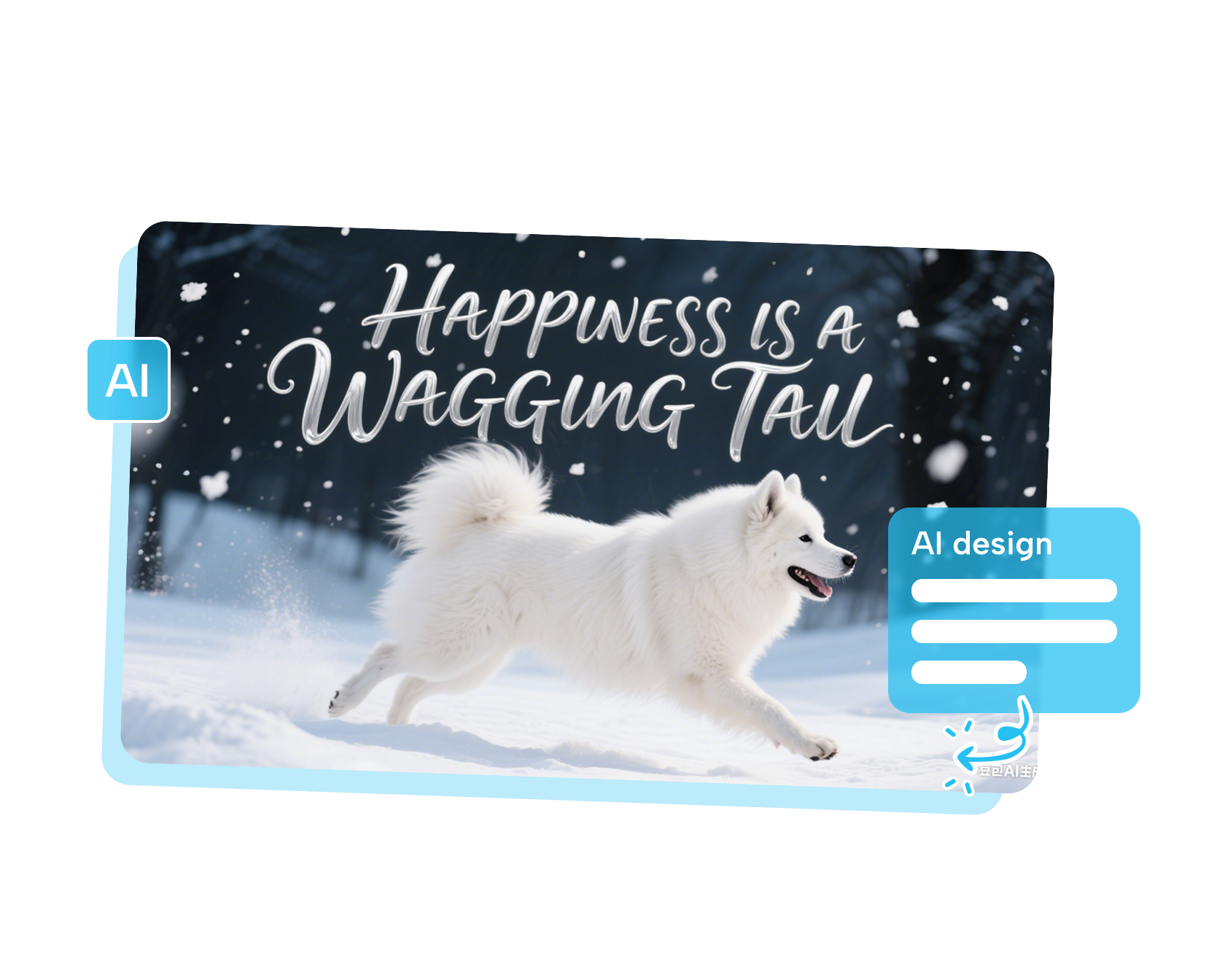 Generate Dog Poster Online