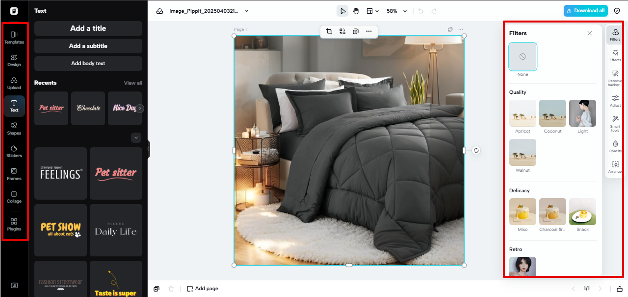 Pippit image editor