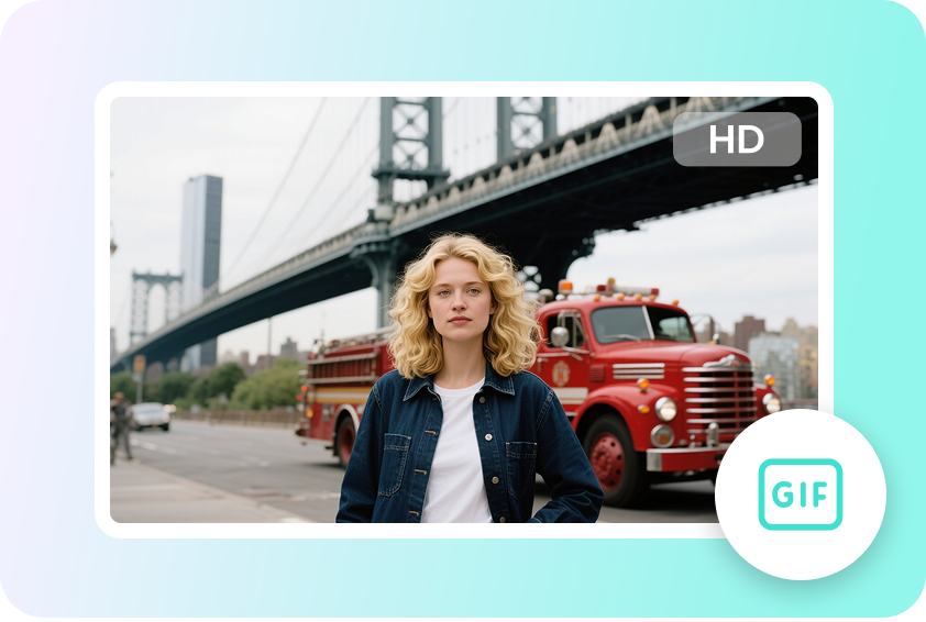 High-resolution GIFs with crisp, clear frames