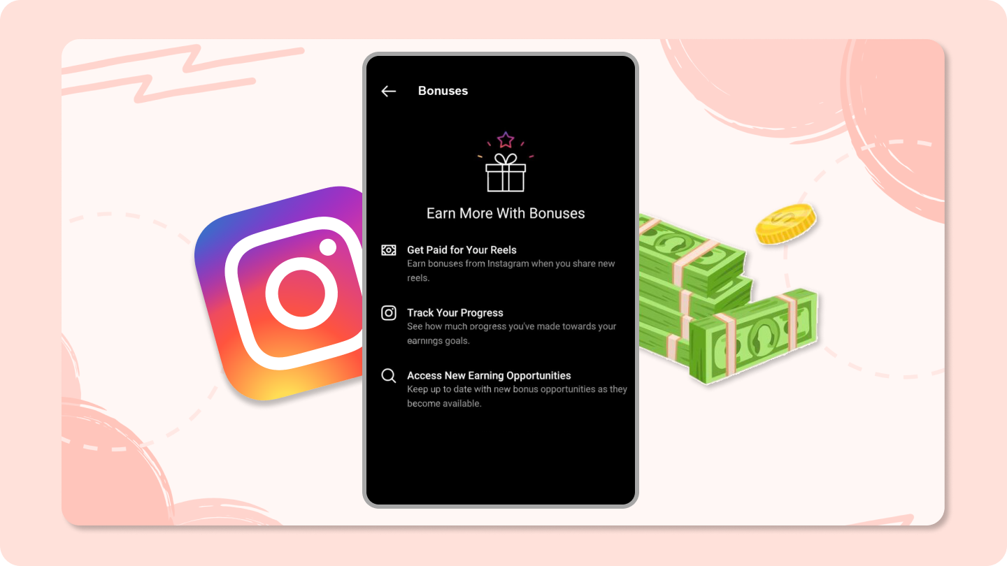 Instagram-Rollen Boni Berechtigung