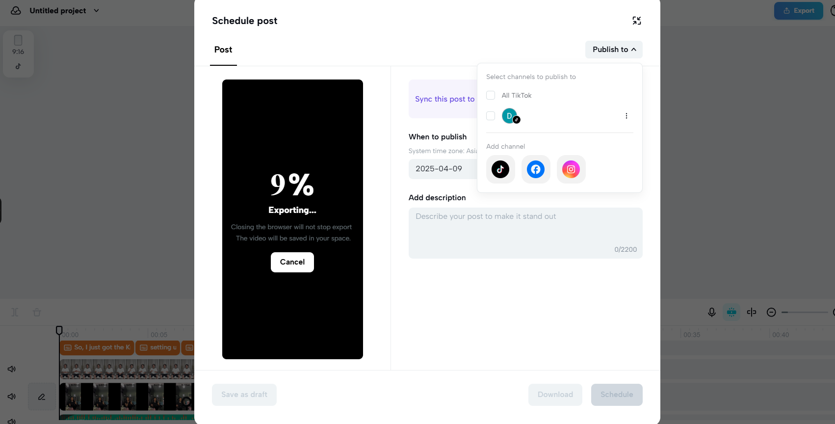 Multi-platform publishing